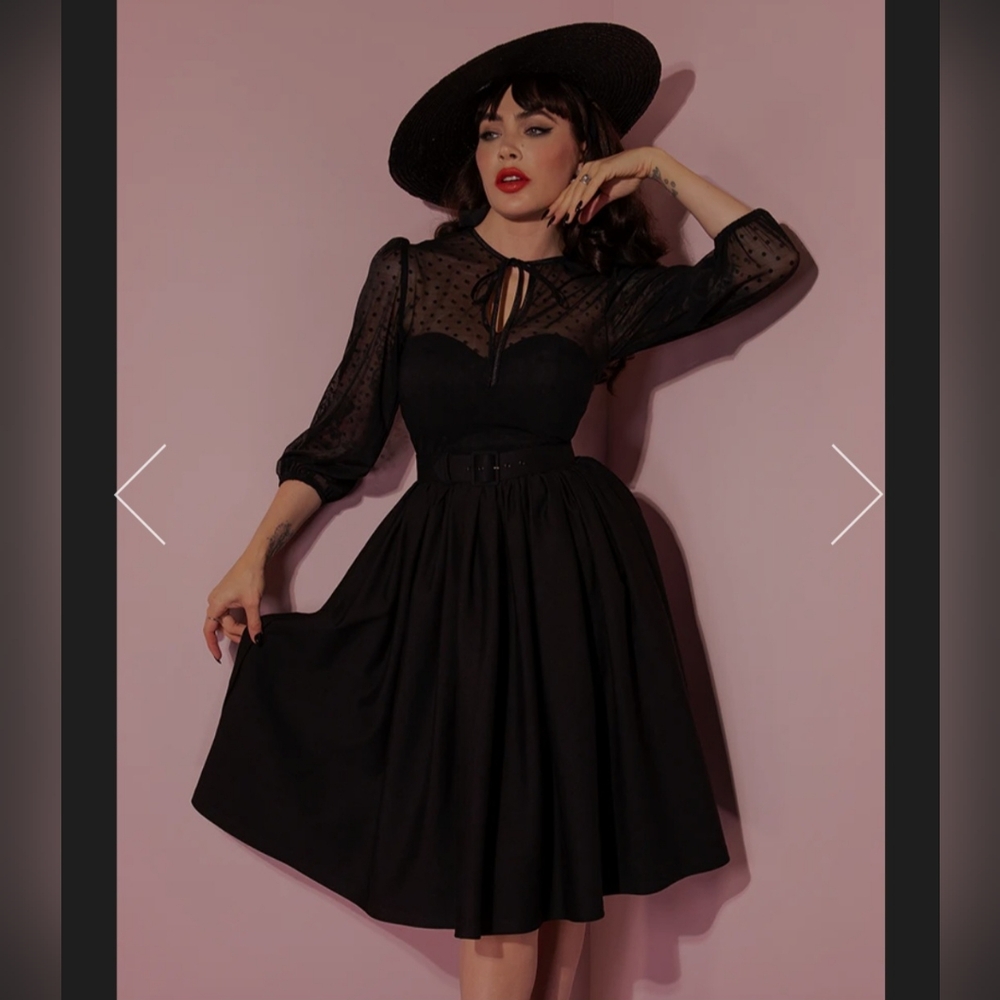 Vixen by Michelin Pitt Frenchie swing dress S
